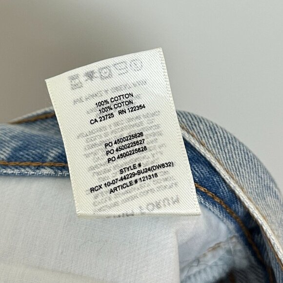 ARITZIA Denim Forum The '90s Cargo Mini Denim Skirt in Wash 7 Yrs Bleu Taboo - Picture 10 of 12